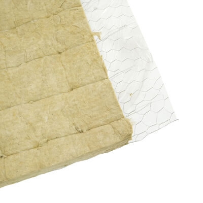 FANRYN Rockwool Blanket With Wire Mesh Insulation Heat Insulation Materials Thermal Insulation Material Mineral Basalt Rock Wool HVAC