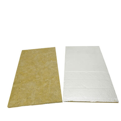CE Certificated Insulation Material Rockwool Board with Aluminum Foil Facing Fireproof Waterproof
