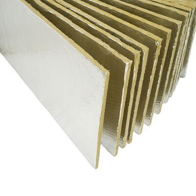 FANRYN Rockwool Board With Aluminum Foil Facing Heat Insulation and Acoustic Insulation Material With Aluminum Foil Facing