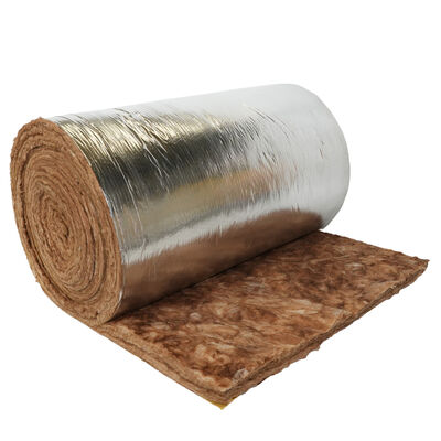 Isolamento de dutos com lã de vidro marrom e revestimento FSK - Solução silenciosa e saudável para o conforto da casa, para dutos e redução de ruído