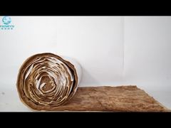 NOVO - manta de lã de vidro marrom com revestimento branco